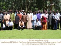 Comité de pilotage de plateforme nationale sur le foncier